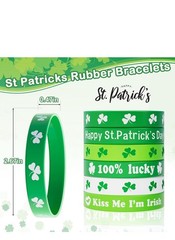 72 PCS St. Patrick’s Day Decorations Kit Party Supplies Set Shamrock Beads NEW