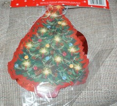 Paper Banner Amscan Holiday Christmas Trees Foil Ornaments NEW Fast Shipping