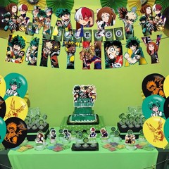 Anime Birthday Party Decoration Princess Includes Cake Toppers, Cupcake Toppe…