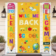 Welcome Back to School Decorations: 3Pcs Welcome Back to School Banner for Back