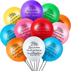 72 Pieces Colorful Memorial Funeral Remembrance Biodegradable Funeral Decoration