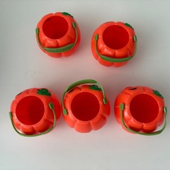 Sun Hill Halloween Pumpkin Candy Buckets Treat Holders Party Favors Set of 5