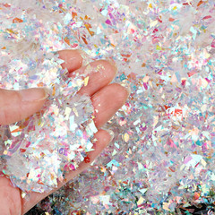 Sparkle Metallic Confetti, Mylar Rainbow Foil Confetti Bag Perfect for New Years