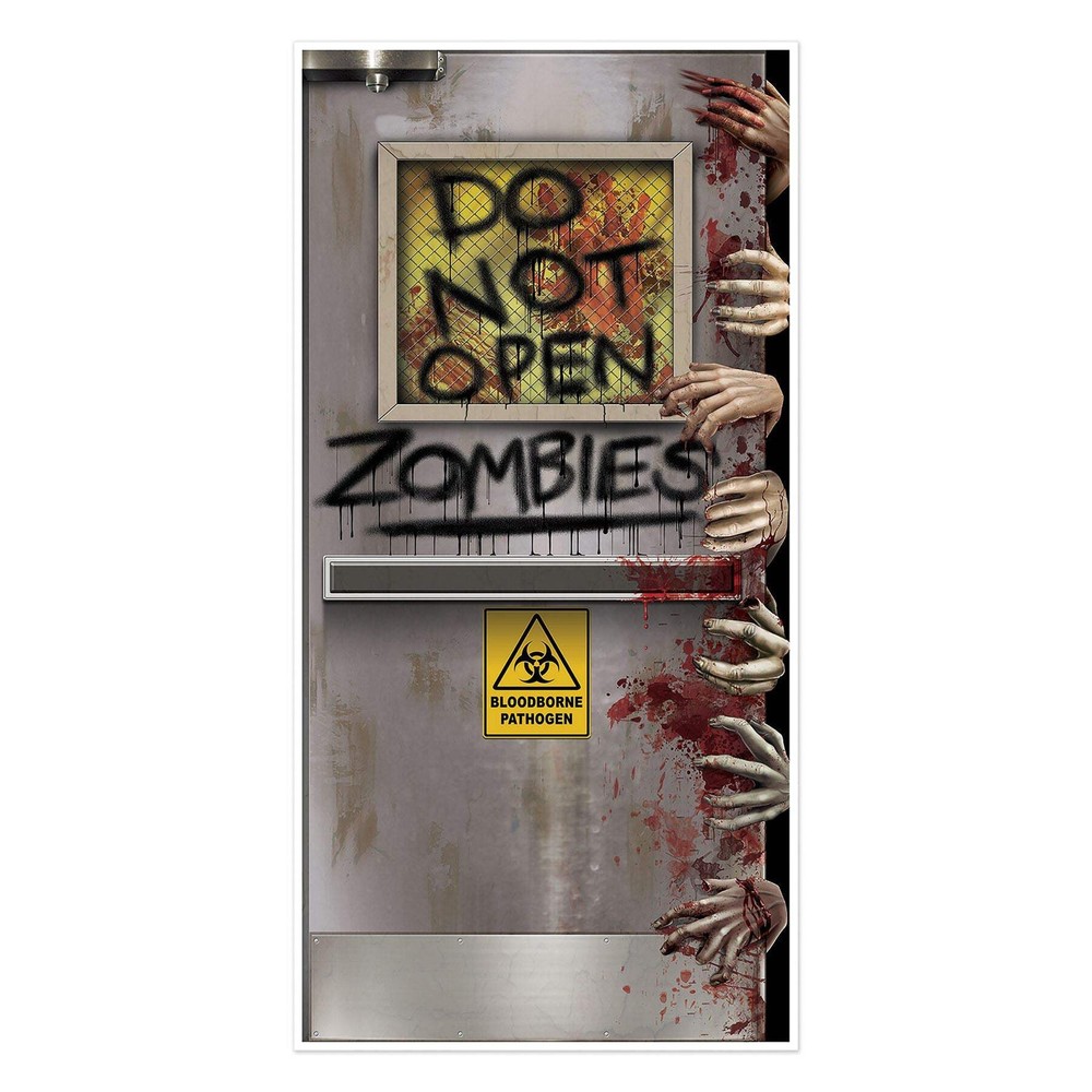 Beistle Zombies Lab Door Cover – Halloween | Party Supply | Decoration