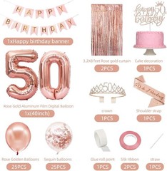 Stylish 50th Birthday Celebration Pack