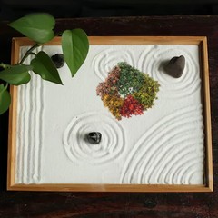5 Bags/180ml Miniature Landscaping Landscape Accessories Simulation Leaf