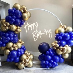 130Pcs Royal Blue Balloons Different Sizes 18″ 12″ 10″ 5″ Party Latex Balloons