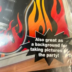 Rock-n-Roll Rock On Wall Decorating Kit Birthday Party Supplies Over 5ft In/Out