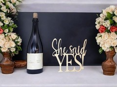 «She Said Yes» Wedding Engagement Centerpiece Table Decor,Bridal Shower Weddi…
