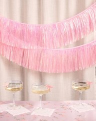 , Party Decorations Light Pink Fringe Banner – 4 ft. | Bachelorette Party Sup…