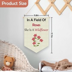 Girls Room Decor Hanging Pennant Flag Banner Inspirational Quotes Christian Gift