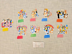 Bluey Party Supplies Birthday Decor Backdrop Banner Balloon Toppers US Seller!