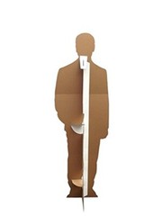 aahs!! Engraving President Trump Black Gloves Life Size Cardboard Stand Up, 6 fe