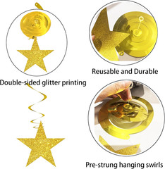 Burgundy Gold Graduation Decorations Class of 2026/Maroon Gold Graduation Star P