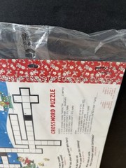 Peanuts Snoopy Vintage Christmas Holiday Party Express 8 Placemats Kids NOS