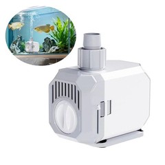 Aquarium Water Pump with Adjustable Flow Rate Dual Intake ABS Construction