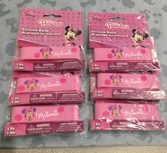Disney Minnie Mouse Silicone Bracelet 6 Pack Party Favors Pink