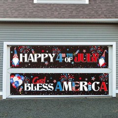 Durable Polyester 4th of July Banners – Lightweight & Reusable for Celebrations