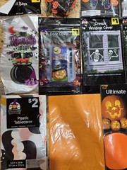 Bulk Halloween Decorations Set of 20 Pc, Decorating Party Pack, Spiders, Skull.
