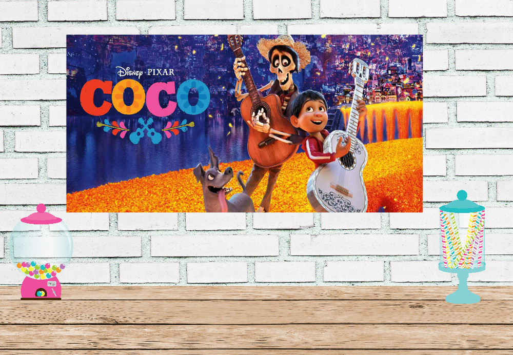 3×6 CoCo vinyl Birthday Banner