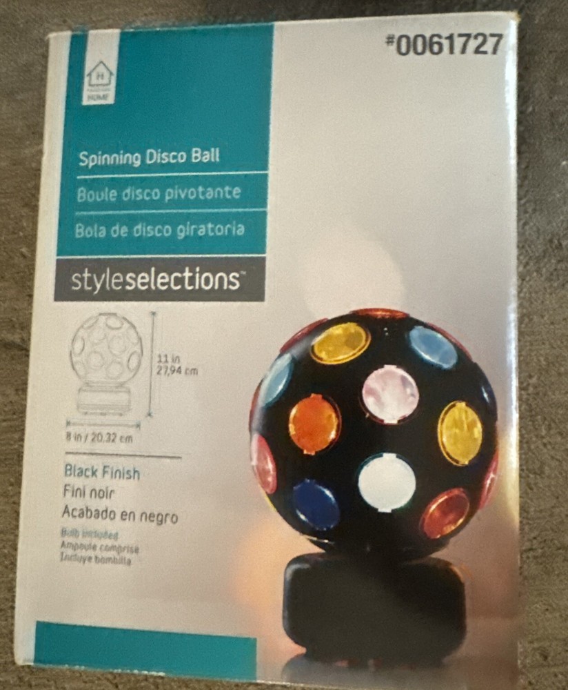 Disco Ball Light Dance Parties Battery Powered Disco Ball Decor Stage Light