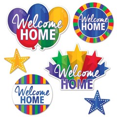 Beistle Foil Welcome Home Cutouts – General Occasion | Party Supply