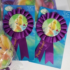 Tinkerbell Hallmark Disney Fairies Party Birthday Banner Blowers Award Ribbon