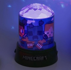 Paladone Minecraft Party Projection Light. officially licensed RGB LED Lamp