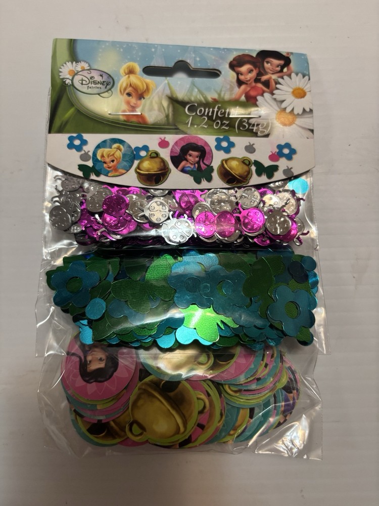 Tinker Bell Fairies Party Decoration 3 Designs Confetti 1.2oz NIP Free Shipping