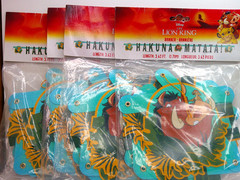 Disney Lion King Banner Hakuna Matata Children’s Birthday Party NEW Lot of 4