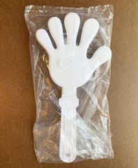Giant White Hand-Clapper Party Accessory – 15 Inches Tall – NEW!!