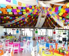 5 Pk Papel Picado Paper Banners Mexican Party Decorations for Cinco de Mayo D…