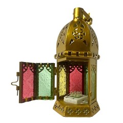 2024 Ramadan Lantern Moon Lamp EID Mubarak LED Light Ornament Muslim Party Decor