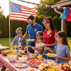 36 Pcs 250th Anniversary Eyeglasses Decorations, Patriotic 4th of July Party…