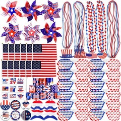 156 PCS 4th of July Accessories Party Favors Set 250th Anniversary USA Patriotic