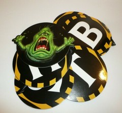 Ghostbusters Party Banner Halloween Decor Decoration Slimer Ghost Busters Logo