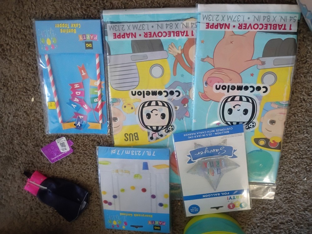 Cocomelon Party Decorations Lot Supplies Birthday