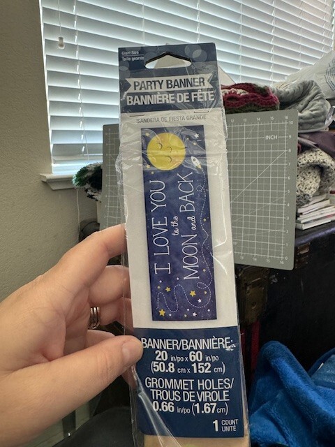 Creative Converting to the Moon and Back Giant Party Banner 20”x60” Party Deco