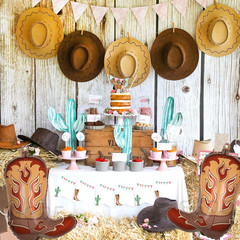 Western Boot Balloons Wild West Birthday Bachelorette Theme Party 2 Pcs | Wester