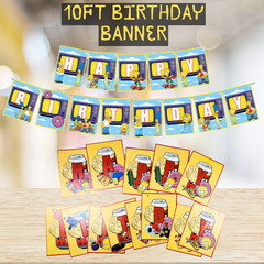 SIMPSONS GIFT BOX CAKE TOPPER CUPCAKE BALLOON BANNER SUPPLIES DECORATIONS
