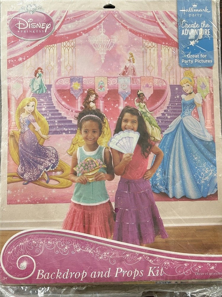 Disney Princess Hallmark Party Supplies Birthday Decor Backdrop & Props Kit NEW