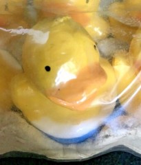 Rubber Duckie Bundle Yellow Wax Candles + 2 Mardi Gras Mini Duckies