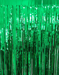 3.2 Ft X 9.8 Ft Metallic Tinsel Foil Fringe Curtains Party Photo Backdrop Party