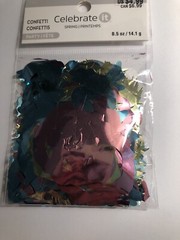 Celebrate it Party Confetti Pastel Flowers, Birds & Leaves Table Scatter LOT