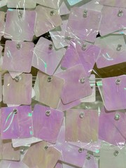 KATE 24PCS Pink Iridescent Wall Backdrop Panels 12″x12″ Square Sequins NIOB