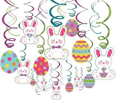 Amscan Mega Value Pack Swirl Decorations, One Size, Multicolor