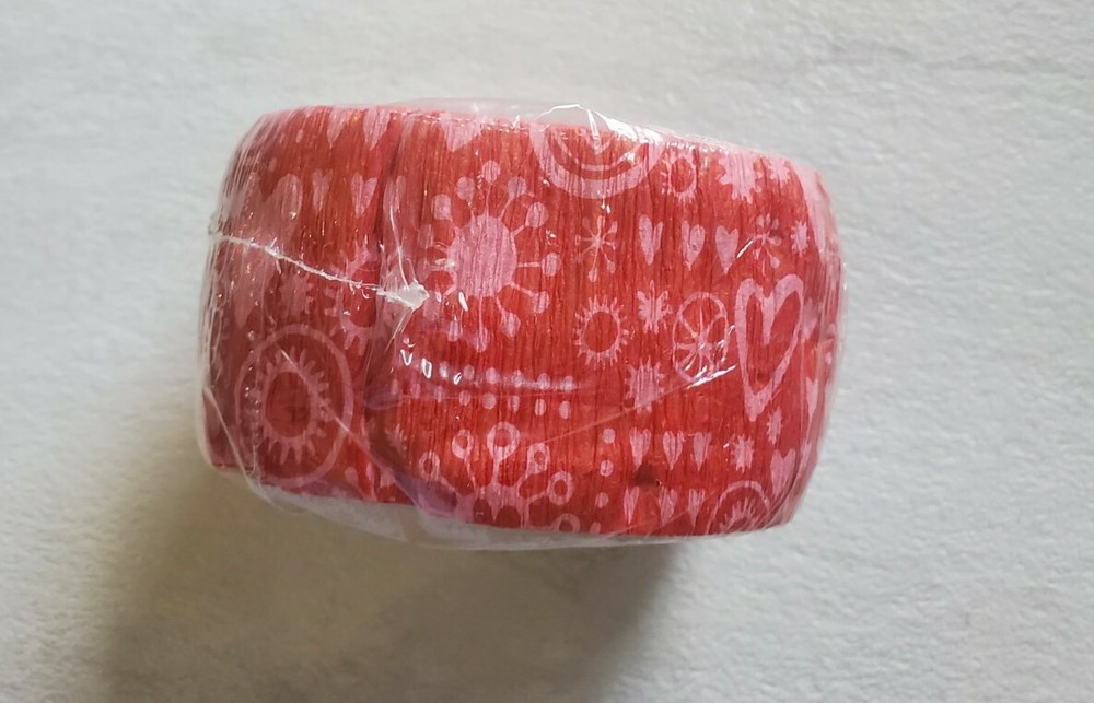 Spritz Streamer RED 1 ROLL 81′ Crepe Paper Decor Flame Resistant Valentines