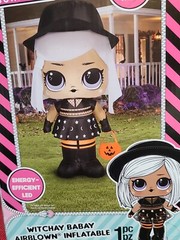 LOL Surprise WITCHAY BABAY 5 Ft Outdoor Airblown Inflatables Witch Witchy