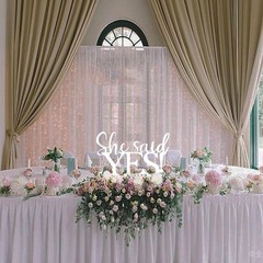 She Said Yes Wedding Engagement Centerpiece Table Decor,Bridal Shower Wedding