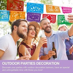 5PCS Mexican Party Banners, Cinco De Mayo Decoration Fiesta Party Decoration,…